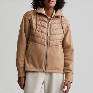 VARLEY Balfern Quilted Shell Jacket — Sz M Desert Sand